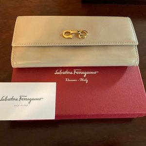 Salvatore Ferragamo leather long wallet